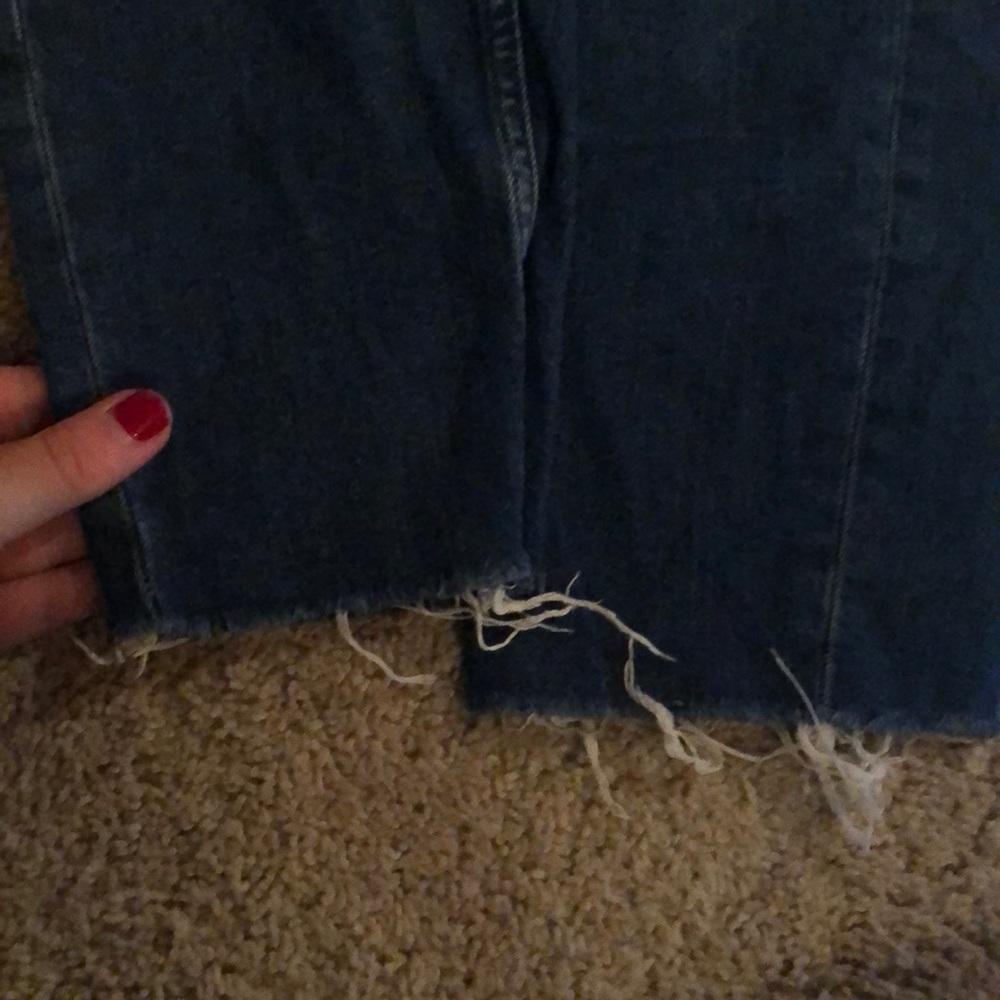 Zara Denim Women’s Pearl-Adorned Jeans - Picture 4 of 6